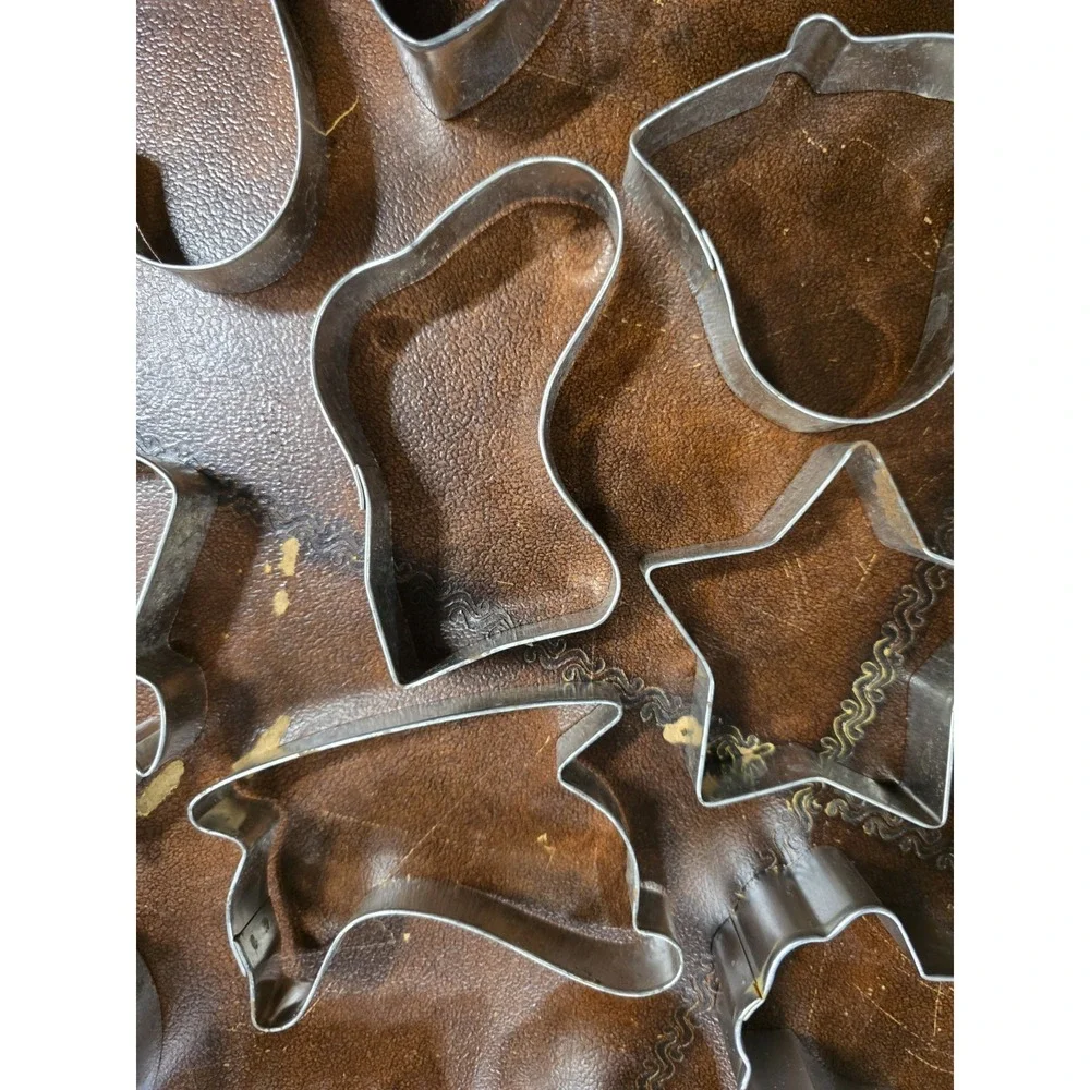 37 Metal Cookie Cutters, Various Sizes Shapes, 11 Mini, 26 Large, Homemade Cooki
